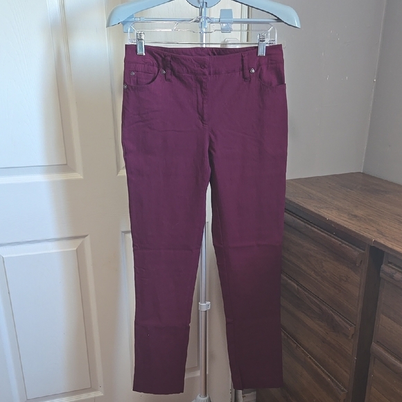 new directions Pants - Burgundy Straight Leg Pants